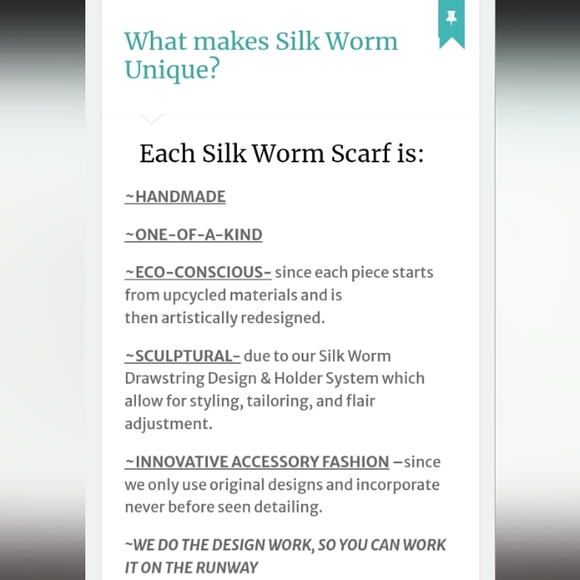 SILK WORM Olive Green Patchwork Scarf - Handmade One-of-a-Kind - Picture 8 of 8